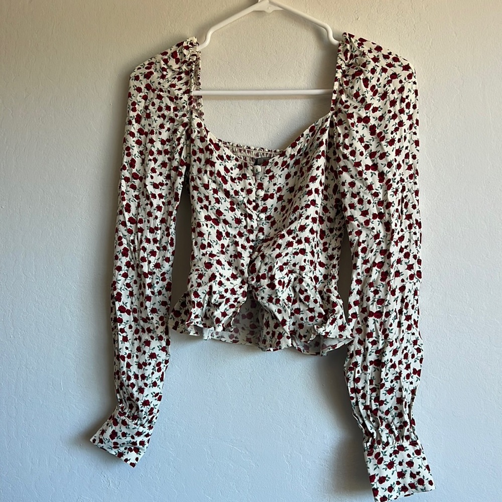 Reformation Roses Top